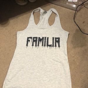 A tank top with familia